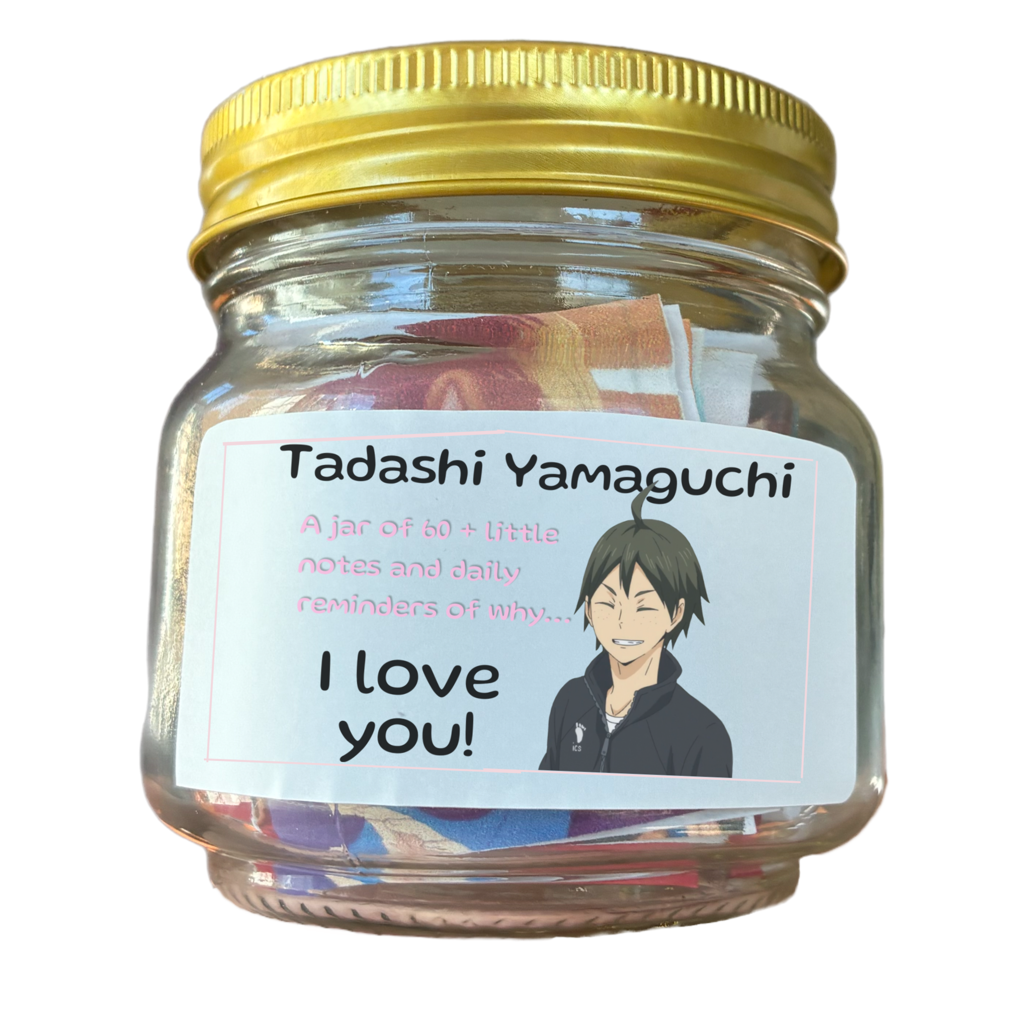Inspirational Jar of Love Notes written by Yamaguchi Tadashi
