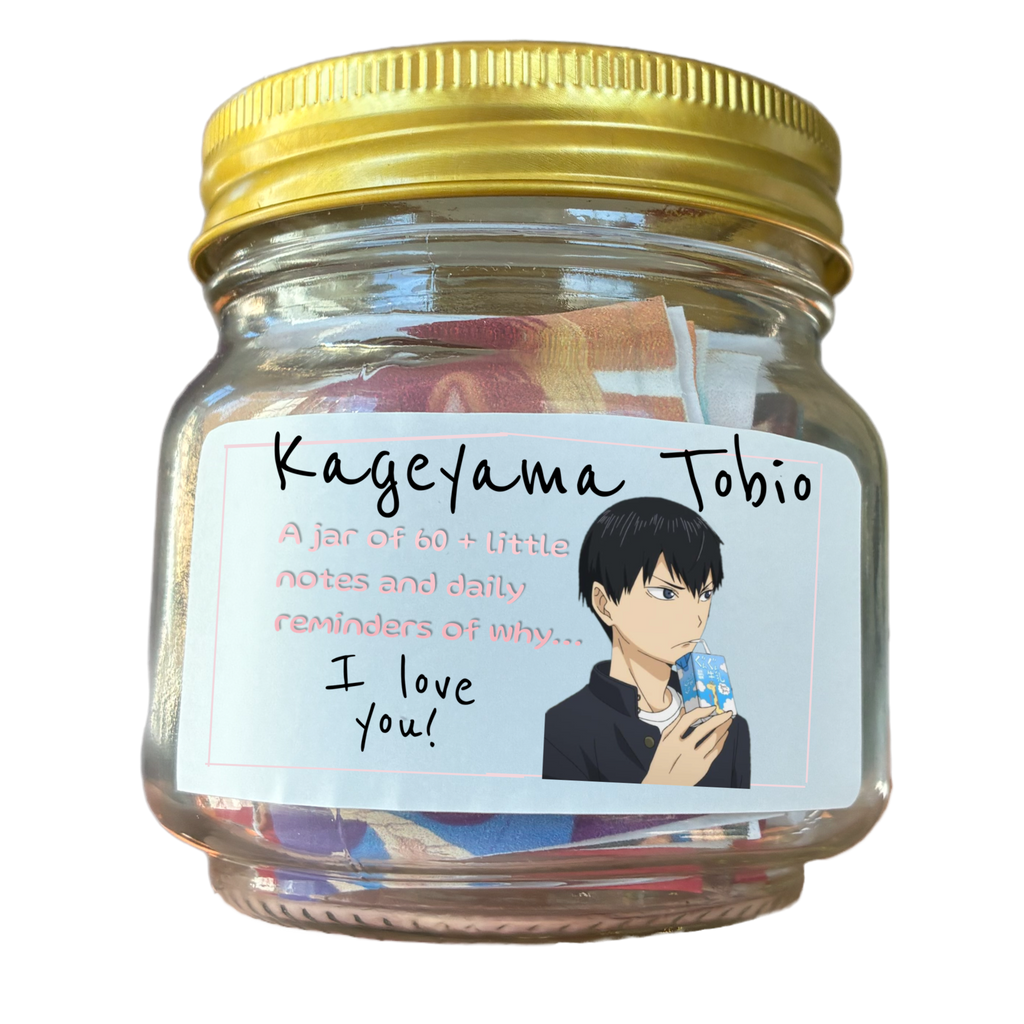 Inspirational Jar of Love Notes written by Kageyama Tobio